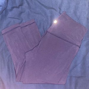 Lululemon Align Cropped Leggings, Navy Blue, Size 8